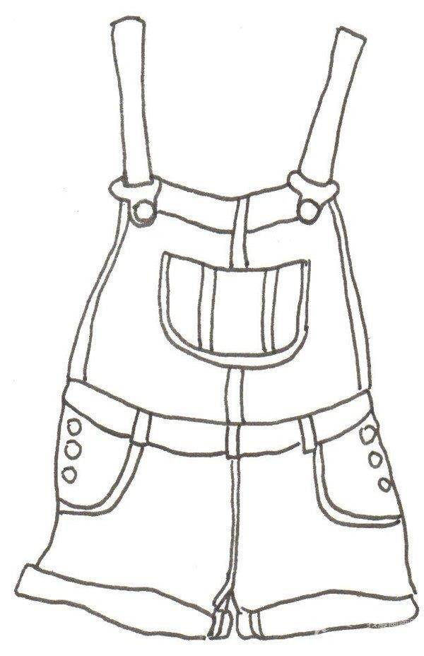 服装搭配的简笔画怎么画 服装搭配的简笔画图片大全