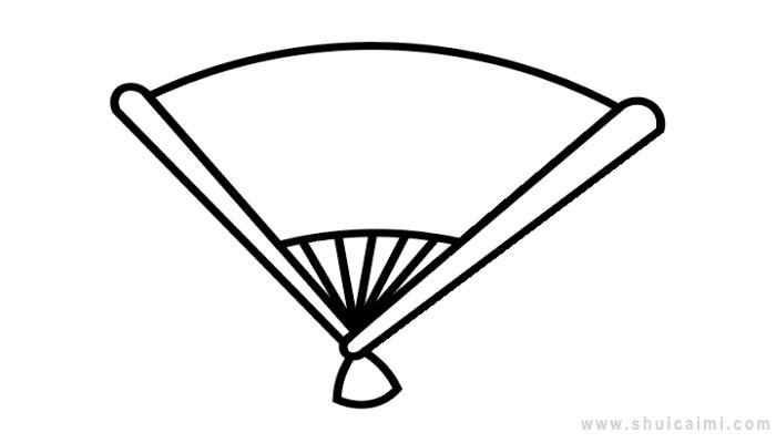 扇子简笔画怎么画 扇子简笔画简单