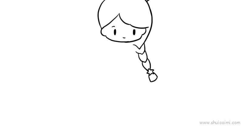 美人鱼公主儿童画怎么画 美人鱼公主简笔画步骤