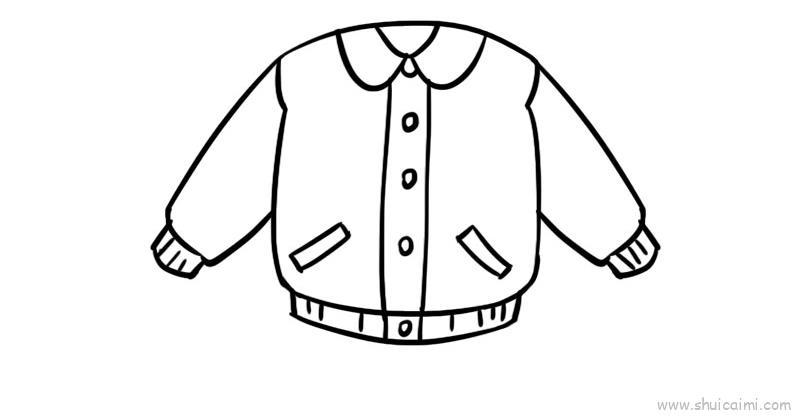 棉袄儿童画怎么画 棉袄简笔画好看