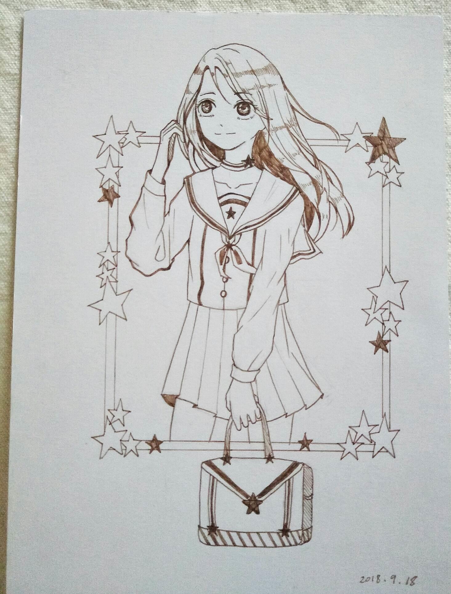 初中简笔画简单漂亮 初中简笔画简单漂亮图片大全