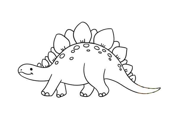 剑龙简笔画 翼龙简笔画图片大全