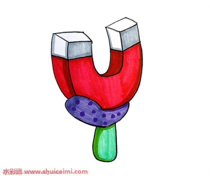 磁力菇怎么画 磁力菇简笔画简单好看