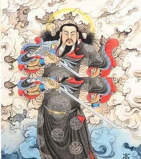 玄天上帝简笔画 天上神仙简笔画