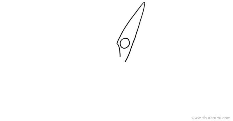 剪刀儿童画怎么画 剪刀简笔画简单