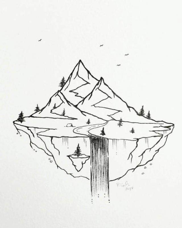 景物简笔画 景物简笔画图片大全