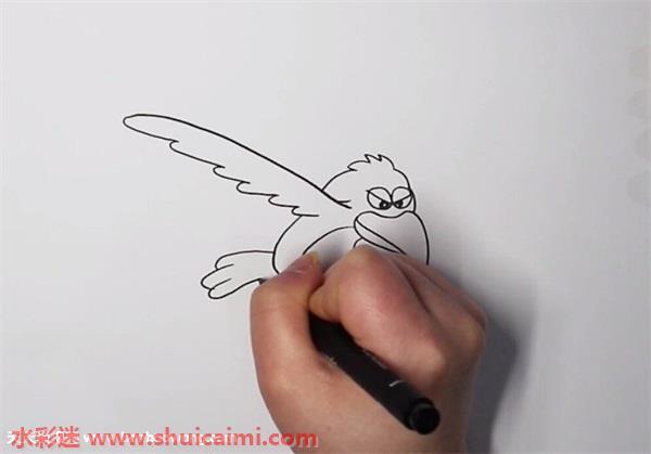 乌鸦怎么画 乌鸦简笔画画法