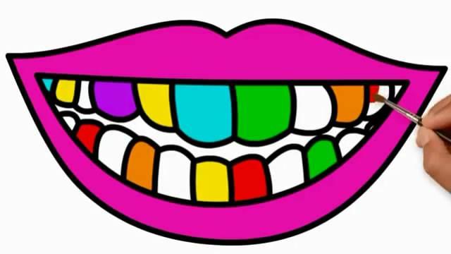 牙齿简笔画 牙齿简笔画可爱图片