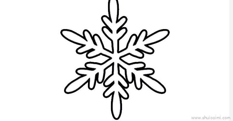雪花儿童画怎么画 雪花简笔画画法