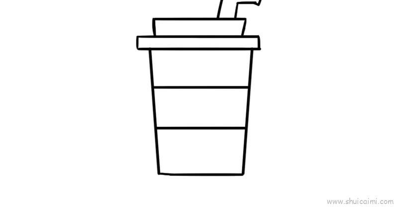 奶茶儿童画怎么画 奶茶简笔画顺序