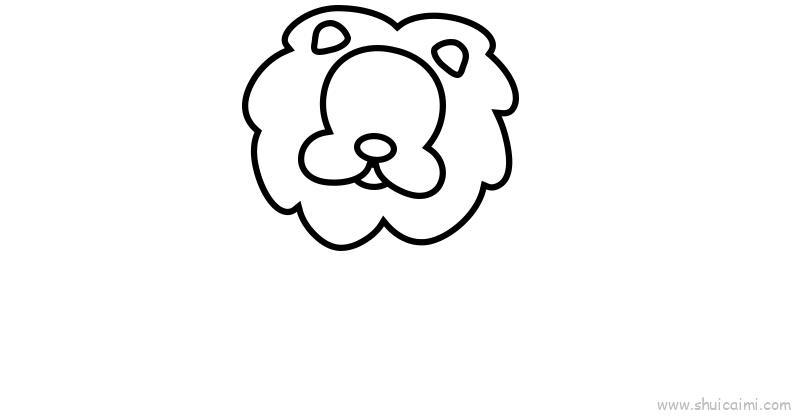 狮子儿童画怎么画 狮子简笔画图片