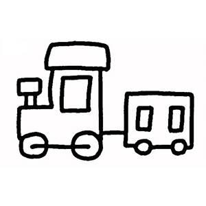 火车的简笔画图片大全 火车的简笔画图片大全简单漂亮