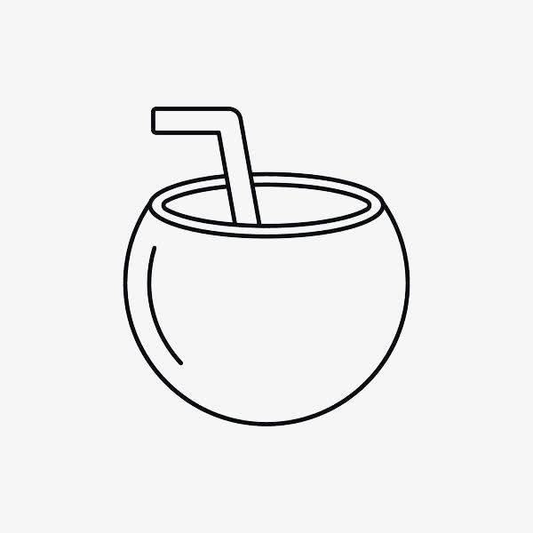 椰子简笔画 椰子简笔画图片