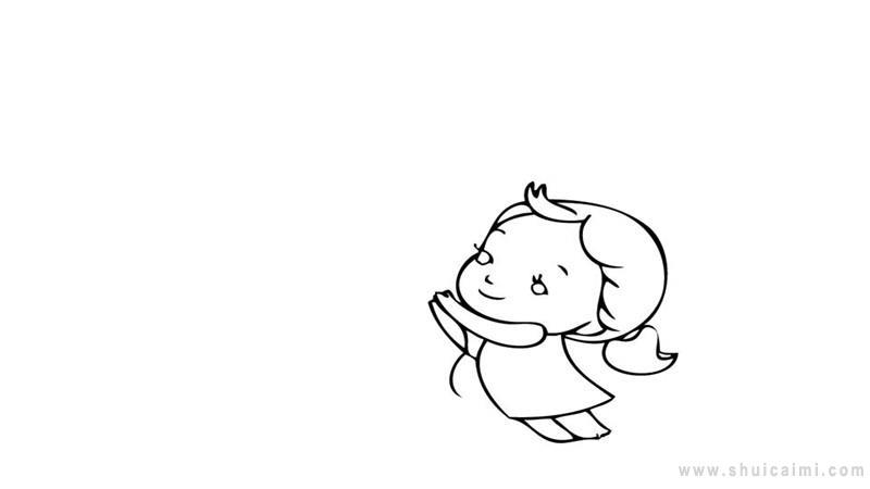 放风筝简笔画怎么画 放风筝简笔画顺序