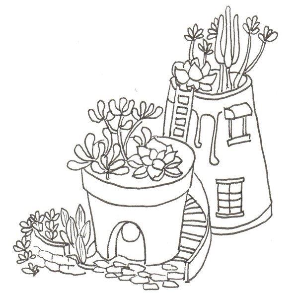 多肉的简笔画怎么画 多肉的简笔画顺序