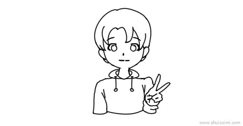 网红头像教程儿童画怎么画 网红头像教程简笔画步骤