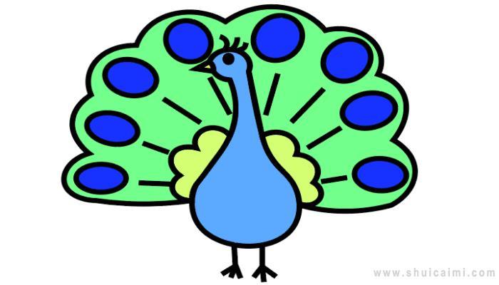 孔雀简笔画怎么画 孔雀简笔画简单