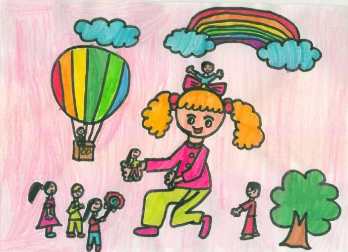 小人国简笔画 大人国与小人国简笔画怎么画