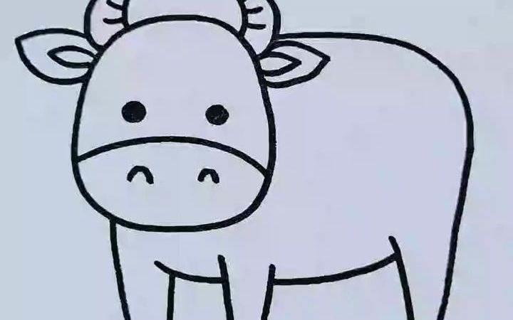 简笔画牛 简笔画牛的画法