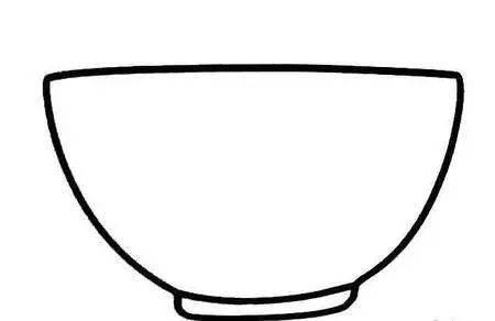 碗的简笔画图片大全 碗的简笔画图片大全图片