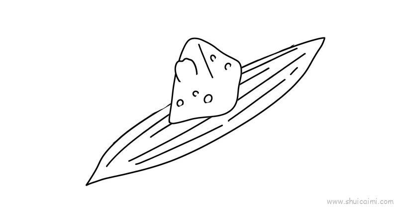 粽子儿童画怎么画 粽子教程简笔画好看