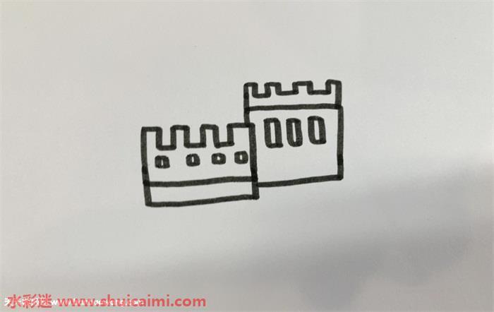 长城怎么画 长城简笔画简单易画彩色