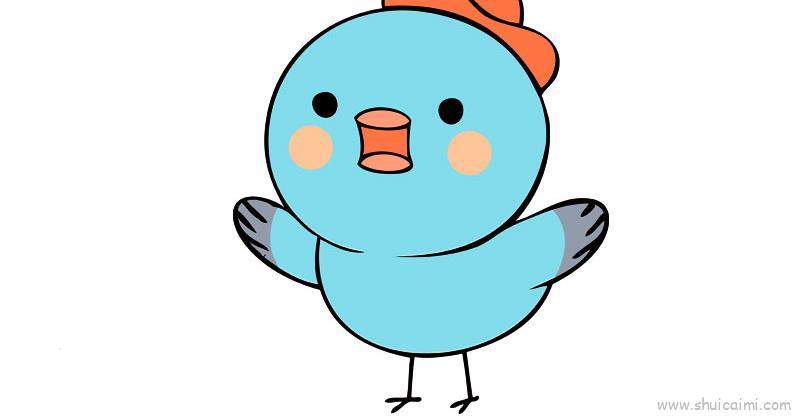 小鸟儿童画怎么画 小鸟简笔画图片