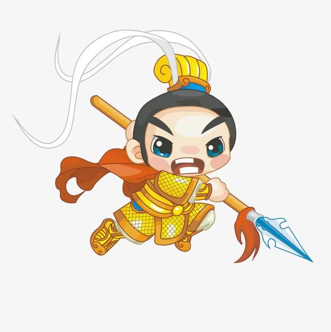 二郎神帅气简笔画 二郎神简笔画大全