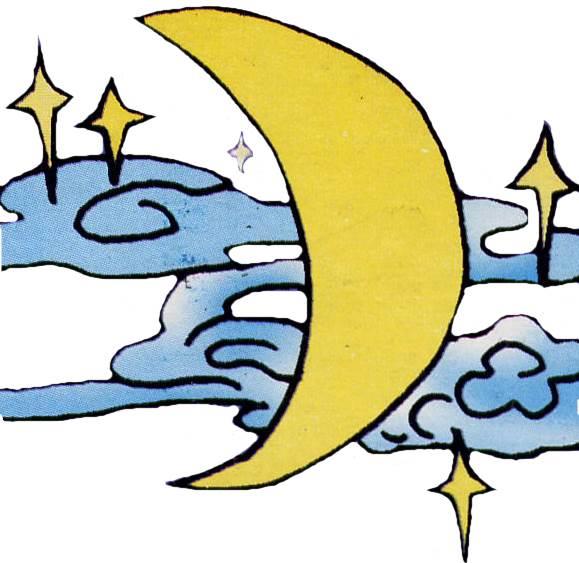 月亮的简笔画图片大全 月亮的简笔画图片大全可爱