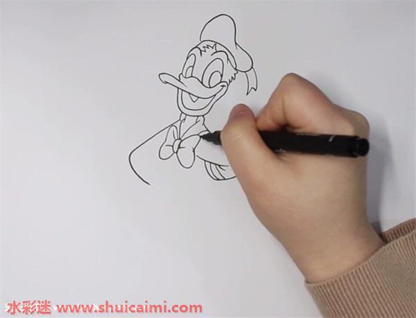 唐老鸭怎么画 唐老鸭简笔画简单易画彩色