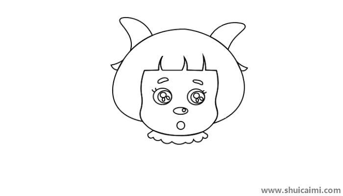 冰冰羊简笔画怎么画 冰冰羊简笔画图片