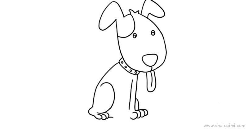 狗儿童画怎么画 狗简笔画顺序