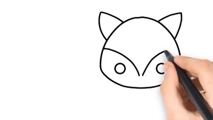 小狐狸简笔画 小狐狸简笔画彩色