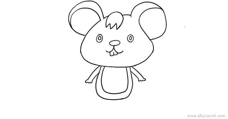 老鼠儿童画怎么画 老鼠简笔画步骤