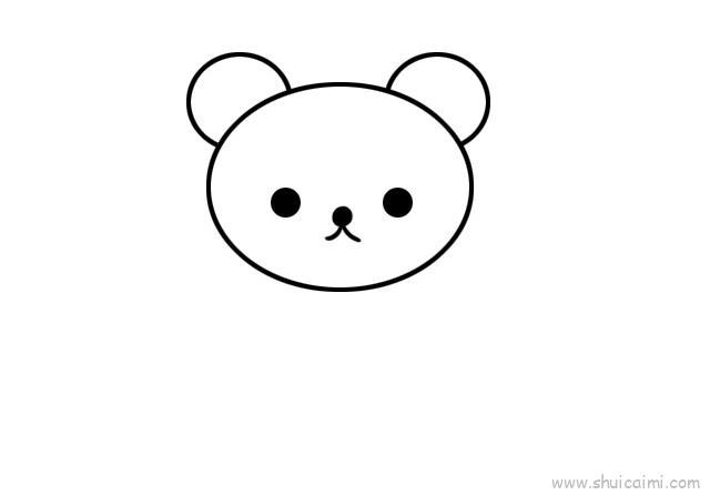轻松熊儿童画怎么画 轻松熊简笔画图片大全