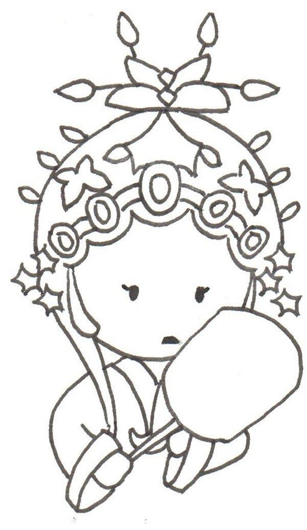 京剧演员的简笔画怎么画 京剧演员的简笔画画法