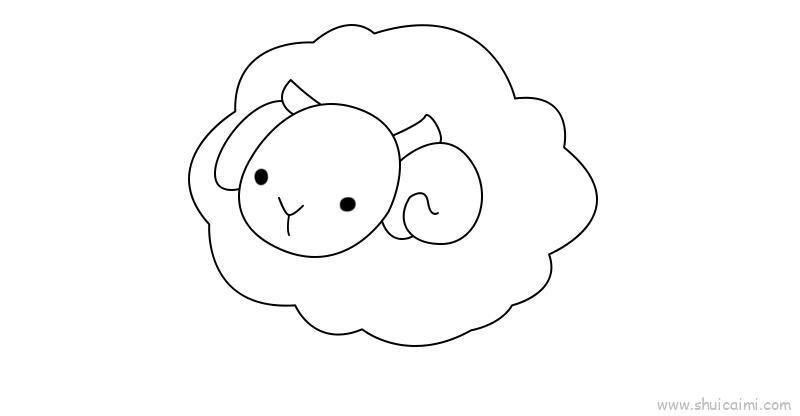 小羊教程儿童画怎么画 小羊教程简笔画步骤