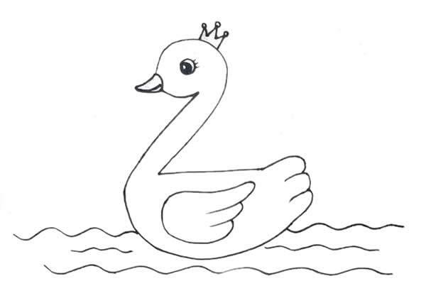 鸭子简笔画 鸭子简笔画简单可爱