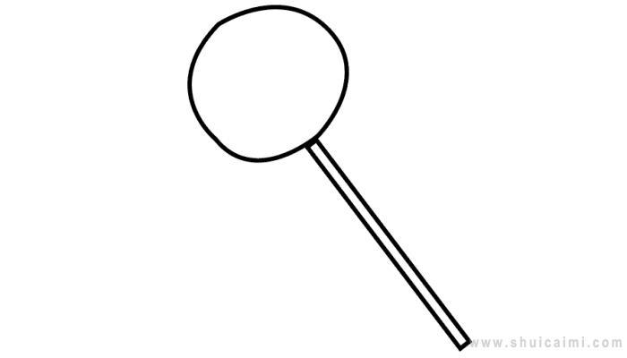 棒棒糖简笔画怎么画 棒棒糖简笔画简单又好看