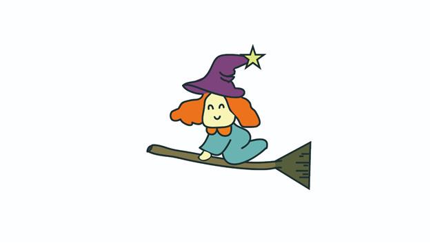 女巫的简笔画怎么画 女巫简笔画画法