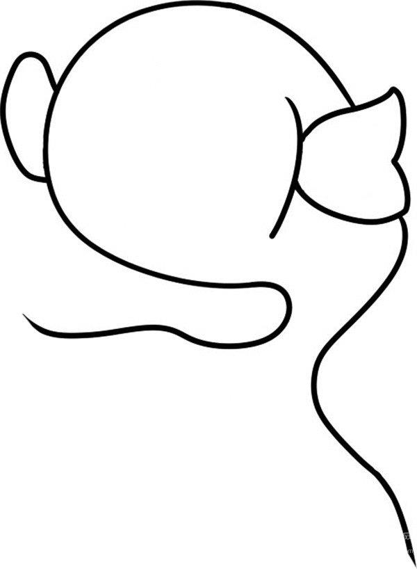 好奇的小金鱼简笔画怎么画 好奇的小金鱼简笔画画法