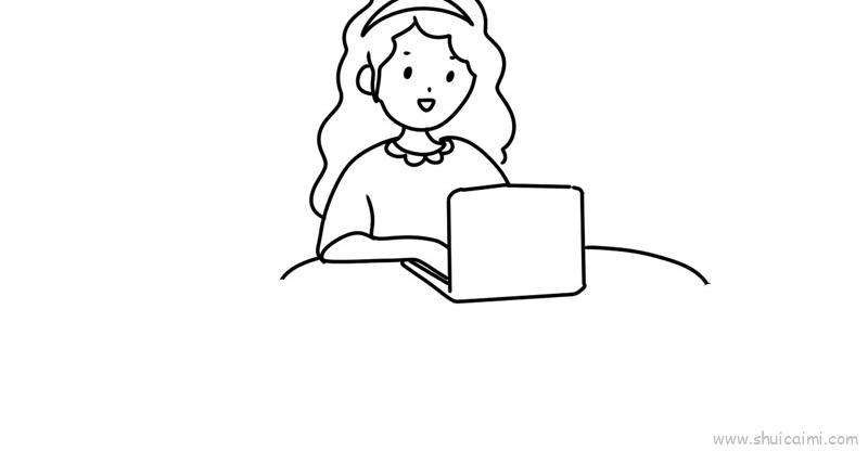 抵制网络诈骗儿童画怎么画 抵制网络诈骗简笔画画法