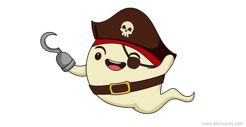 恐怖幽灵鬼怪儿童画怎么画 恐怖幽灵鬼怪简笔画简单