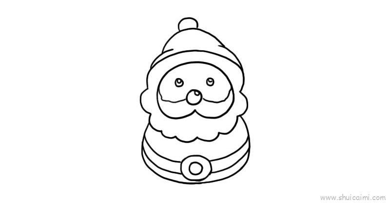 圣诞老人儿童画怎么画 圣诞老人简笔画图片大全