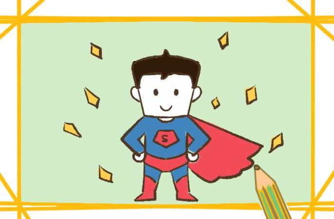 超人简笔画 超人简笔画儿童