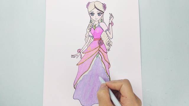 冰公主简笔画 冰公主简笔画图片
