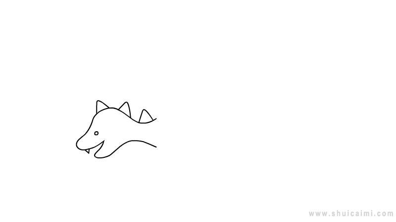 恐龙简笔画怎么画 恐龙简笔画步骤