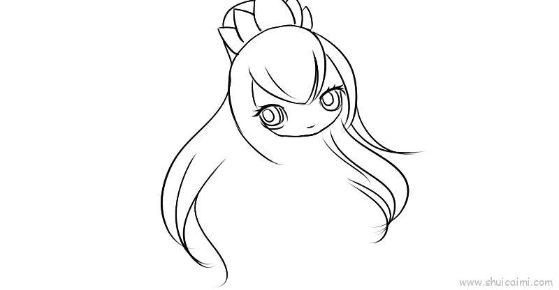 7个叶罗丽仙子陈思思儿童画怎么画 7个叶罗丽仙子陈思思简笔画顺序