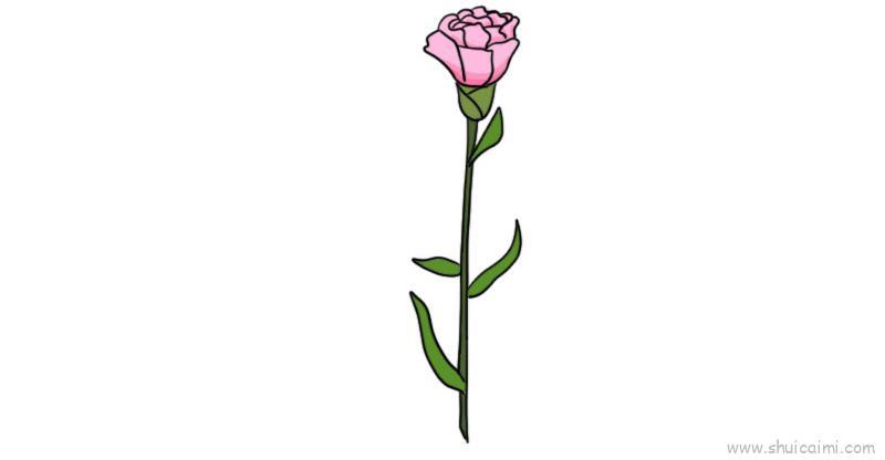 母亲节康乃馨教程儿童画怎么画 母亲节康乃馨教程简笔画画法