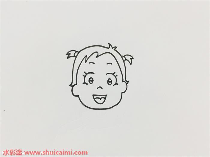 女生怎么画 女生简笔画步骤